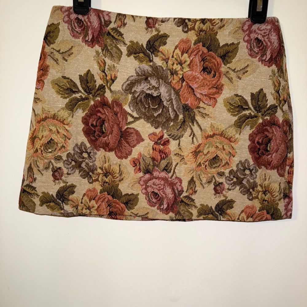 Fashion Nova Floral Mini Skirt - Multicolor